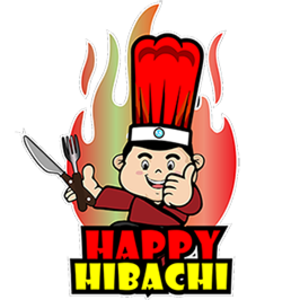 Happy Hibachi logo - hibachi catering at home Long Island